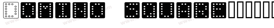 Domino square字体转换
